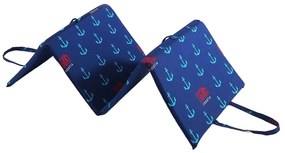 Kék kerti székpárna napozóágyra 49x137 cm Anchors – B.E.S.