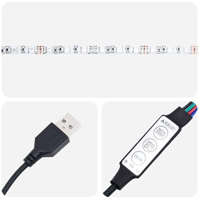 Fürdőszoba Tükörszekrény LED Fénnyel Régi Fa 80x37 cm
