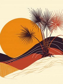 Poszter 75x100cm Napsütötte horizont