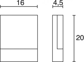 Novolux CENADI 536A-L0106A-04 Süllyesztett mennyezeti lámpa 1x6W/LED 647LM IP54