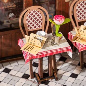 RoboTime 3D LED könyvtámasz puzzle, Könyves passzázs, 2xAAA