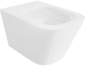 Mexen Teo, fali WC csésze 510x345x340 mm, Perem nélküli Tornado, fényes fehér, 3385XX00T