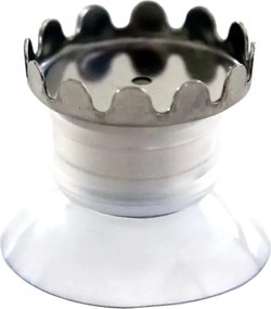 Falra szerelhető szappantartó Najel szürke fém