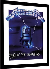 Keretezett Poszter Metallica - Ride the Lighting