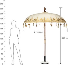 ORIENTAL LOUNGE napernyő krémszín