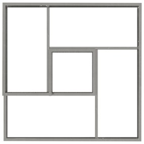 virágcserép 80x80x50 cm galvanizált acél