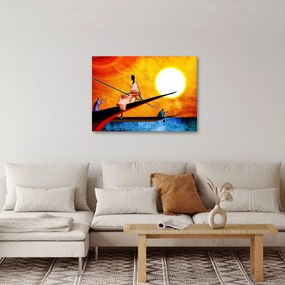 Egy korabeli ősi festmény képe (70x50 cm)