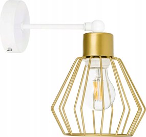 Fali Lámpa E27 csillár fix loft drót arany 1