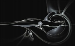 Dekoratív Fotótapéta Hálószobába Folyékony vonalak 416x254 Ragasztó