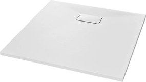 vidaXL fehér SMC zuhanytálca 90 x 90 cm
