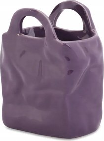 Váza kézitáska lila terasz erkély dekoráció