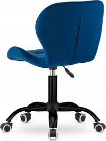 AKCIÓ Sötétkék irodai szék NOTO VELVET II. minőség