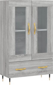 vidaXL szürke sonoma szerelt fa magasszekrény 69,5 x 31 x 115 cm