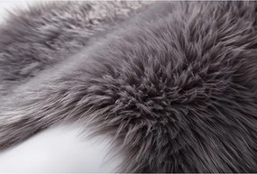 Műszőrme, szürke, 60x90, EBONY TYP 5