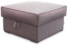 Világoslila SMART COSARO tárolós puff, 65x65 cm