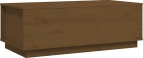 vidaXL mézbarna tömör fenyőfa dohányzóasztal 100 x 50 x 35 cm