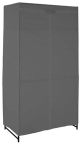 Szürke textil ruhásszekrény 90x160 cm Dara – Premier Housewares