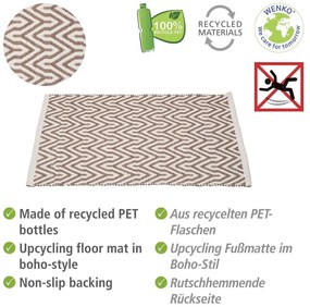 Bézs újrahasznosított műanyag fürdőszobai kilépő 50x80 cm Altai – Wenko