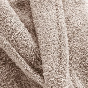 Világosbarna pamut fürdőköpeny M Tendresse – douceur d'intérieur