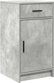 vidaXL Széf fiókkal Beton Szürke 40 x 40.5 x 75 cm Faanyag