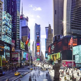 Poszter 60x60cm Times Square, Assaf Frank