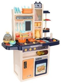 ProCart® Gyerekkonyha, hideg gőz, hanghatások és fények, zárt körű vízcsap, 65 db, 93x71x28 cm