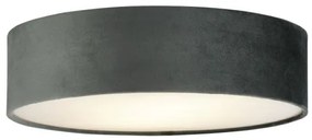 Searchlight 23298-2GY - Mennyezeti lámpa DRUM PLEAT 2xE27/15W/230V szürke