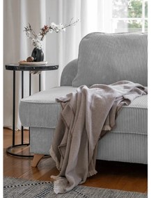 Világosszürke kordbársony heverő (jobb oldali) Chic Charlotte – Miuform