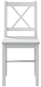 5 darabos fehér étkezőgarnitúra