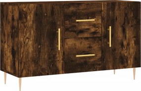vidaXL füstös tölgy színű szerelt fa tálalószekrény 100 x 36 x 90 cm