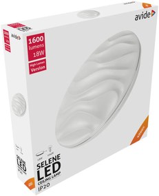 Avide LED Mennyezeti Lámpa Selene 18W 330*68mm NW 4000K