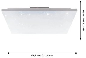 Eglo 75618 - LED Felületre szerelhető panel CALEMAR-S LED/32W/230V 4000K 60x60 cm