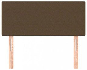 sötétbarna szövet fejtámla 80 x 5 x 78/88 cm