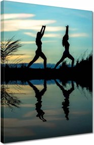 Vászonkép 30x40 Reggeli jóga