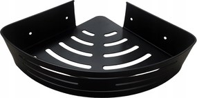 Fürdőszobai sarok zuhanypolc fürdőszobába fekete fúrás nélküli loft