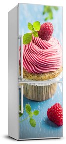 Dekor matrica hűtőre Málna cupcake FridgeStick-70x190-f-88698302