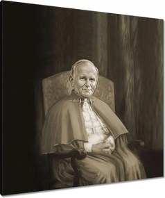 Vászonkép 90x90 Lengyel pápa János Pál 2