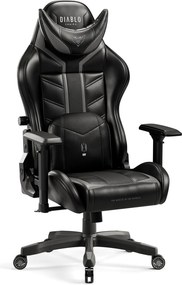 Gamer szék műbőr King Size, fekete-szürke: Diablo X-Ray 2.0