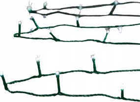 Karácsonyi Fényfüzér Kültéri 320 Led 3,2 M Hideg Fehér Erkélyre