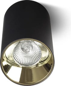 RENDL CANTO stropní bez dekoračního kroužku černá 230V LED GU10 8W