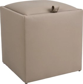 Box puff - POLY műbőr - taupe R