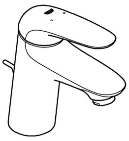 GROHE 23707003 - Mosdócsaptelep EUROSTYLE 163 mm fényes króm