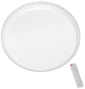 LED Szabályozható mennyezeti lámpa CRUZ távirányítóval 1xLED/66W/230V 3300lm