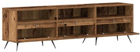 TV szekrény Régi Fa 150x30x44,5 cm Műgyanta