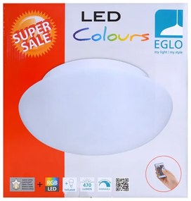 Eglo 75351 - LED RGB dimmelhető mennyezeti lámpa ELLA-C 1xE27/7,5W/230V