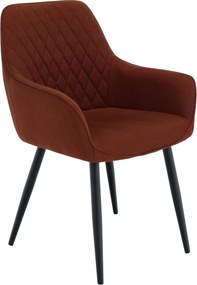 Design fotel, barna/fekete, OSKOR