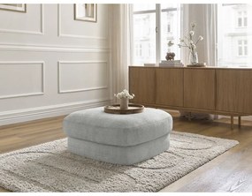 Világosszürke zsenília lábtartó Leonore – Bobochic Paris