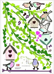 Birds cages in the Forest falmatrica szett - Ambiance