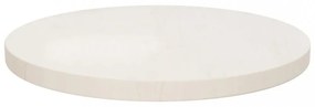 fehér tömör fenyőfa asztallap Ø40 x 2,5 cm