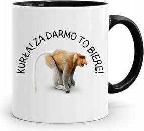 Bögre Fekete Vicces Hordozó Janusz Tyúk Ingyen, fényképes nyomtatással